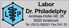 Labor Dr. Philadelphy - Laboranforderungen, Überweisungsscheine, Fremdbefunde